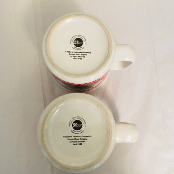 2 Vintage Campbell’s Kid’s Pair 2002 Soup Mugs Collectibles Excellent Condition - Picture 5 of 12
